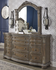 Charmond Dresser and Mirror image