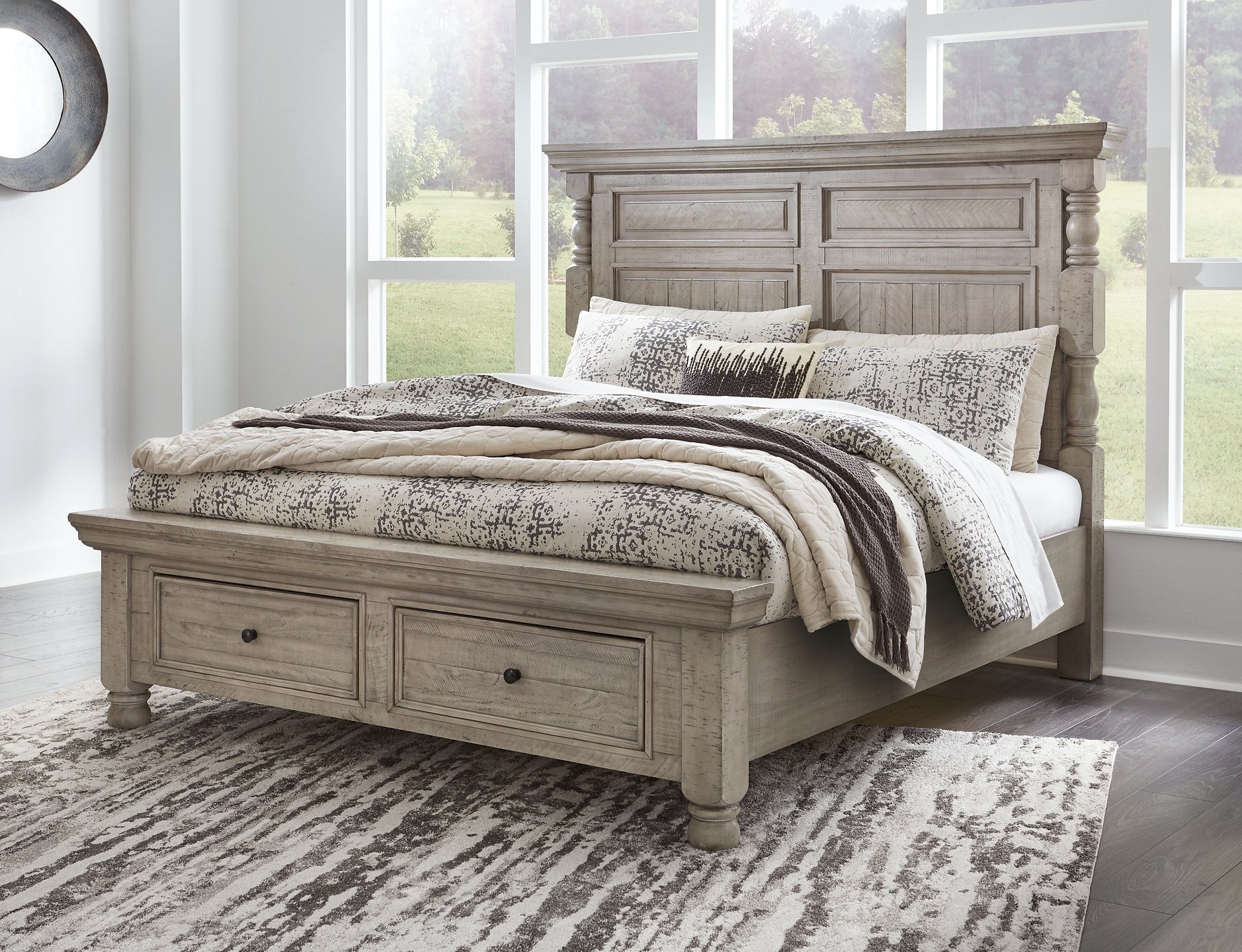 Harrastone California King Panel Bed image