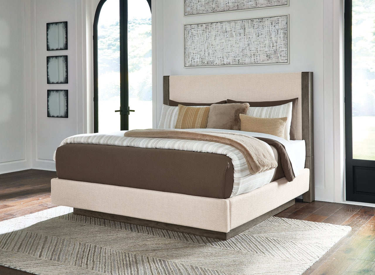 Anibecca Queen Upholstered Panel Bed image