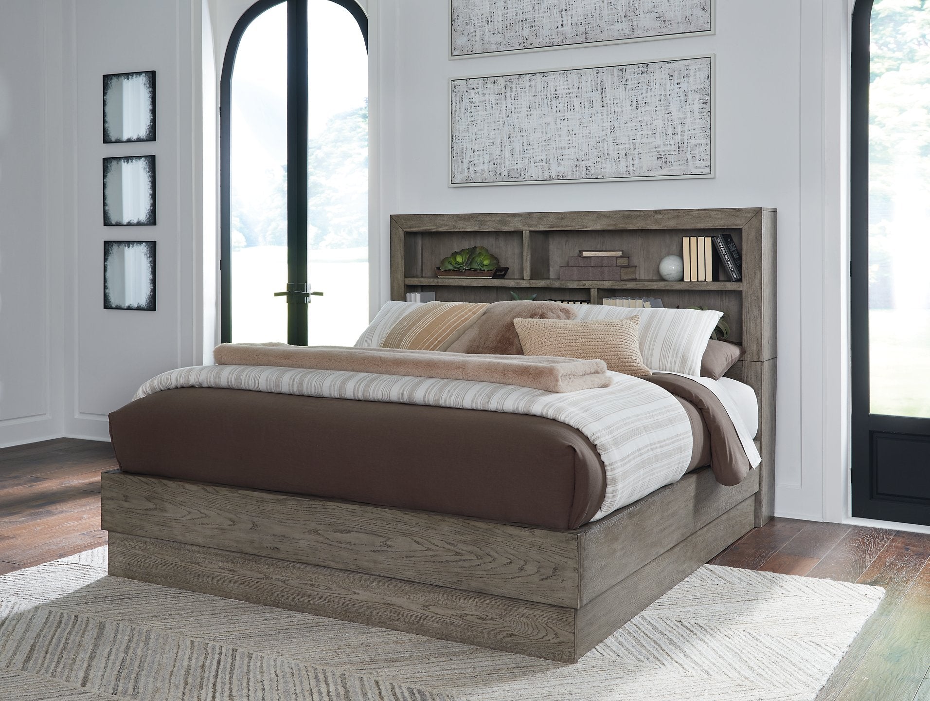 Anibecca California King Bookcase Bed image