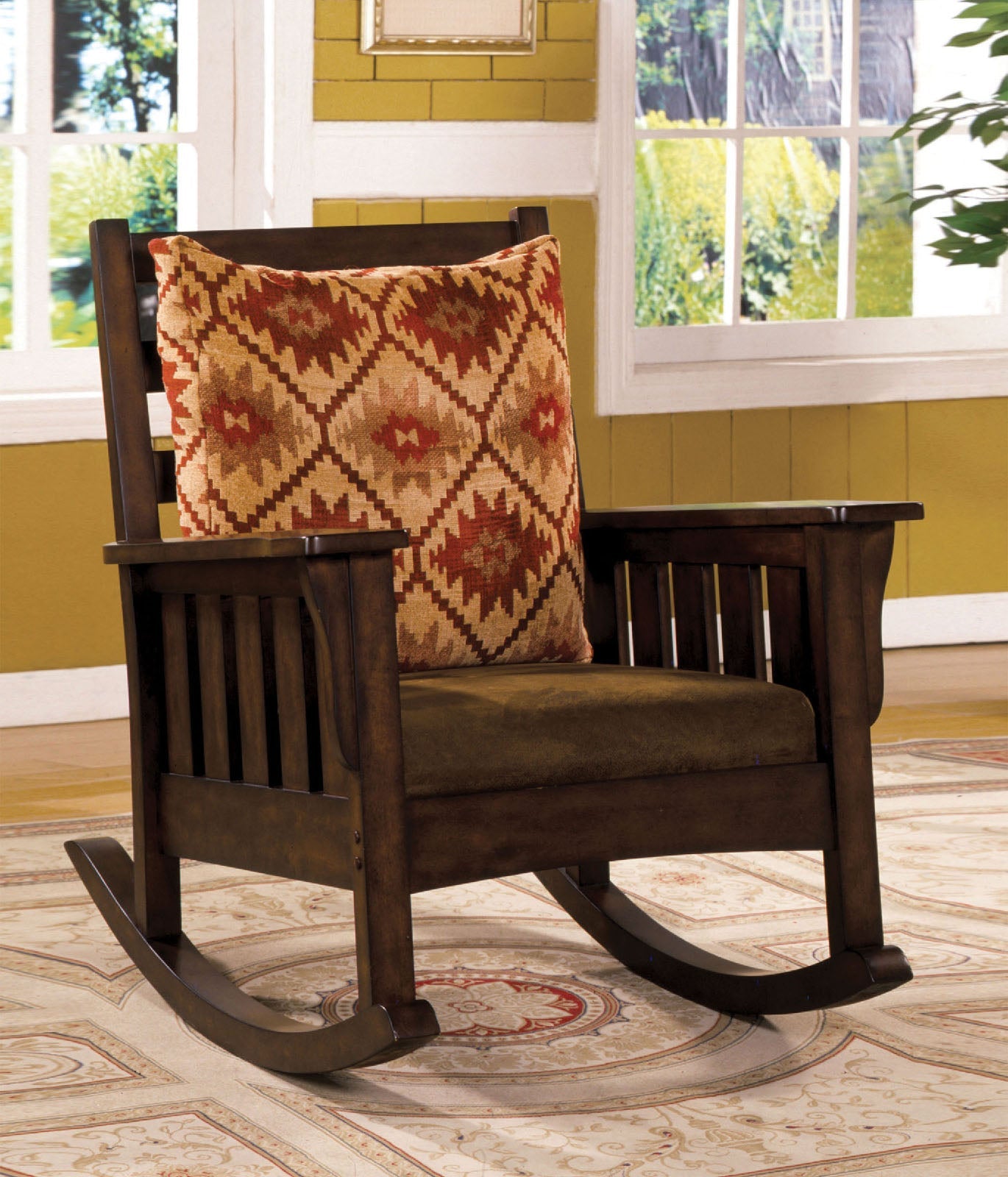 Morrisville Dark Oak Rocking Chair image