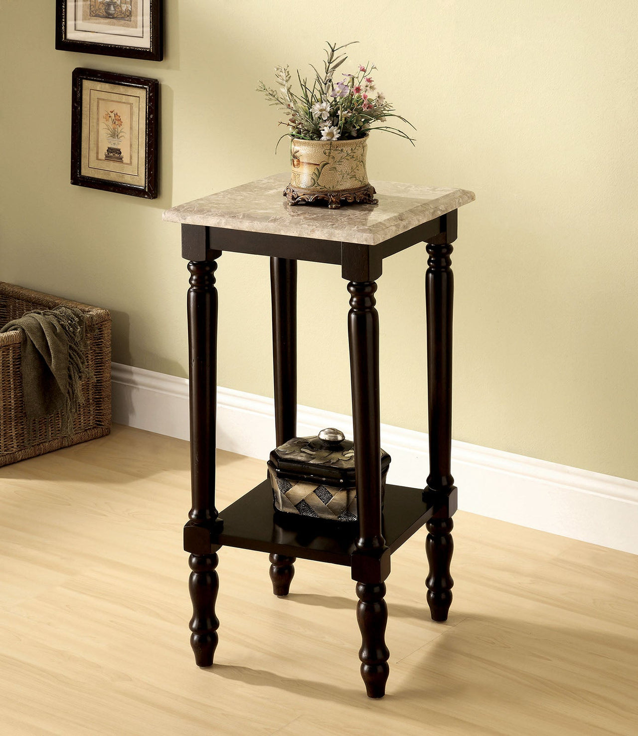 Santa Clarita Dark Cherry/Ivory Square Stand image