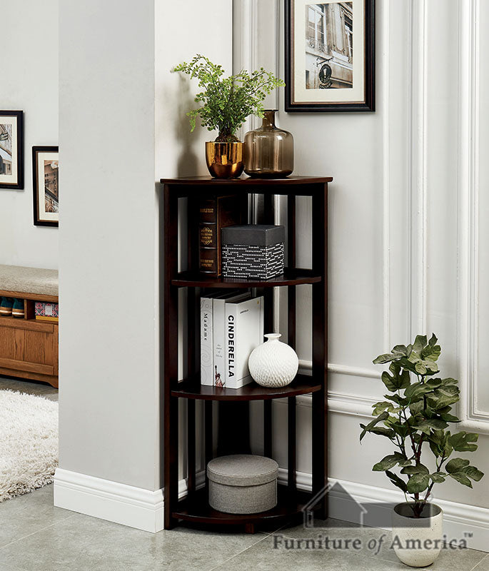 Gerraghty Dark Walnut Corner Cabinet image