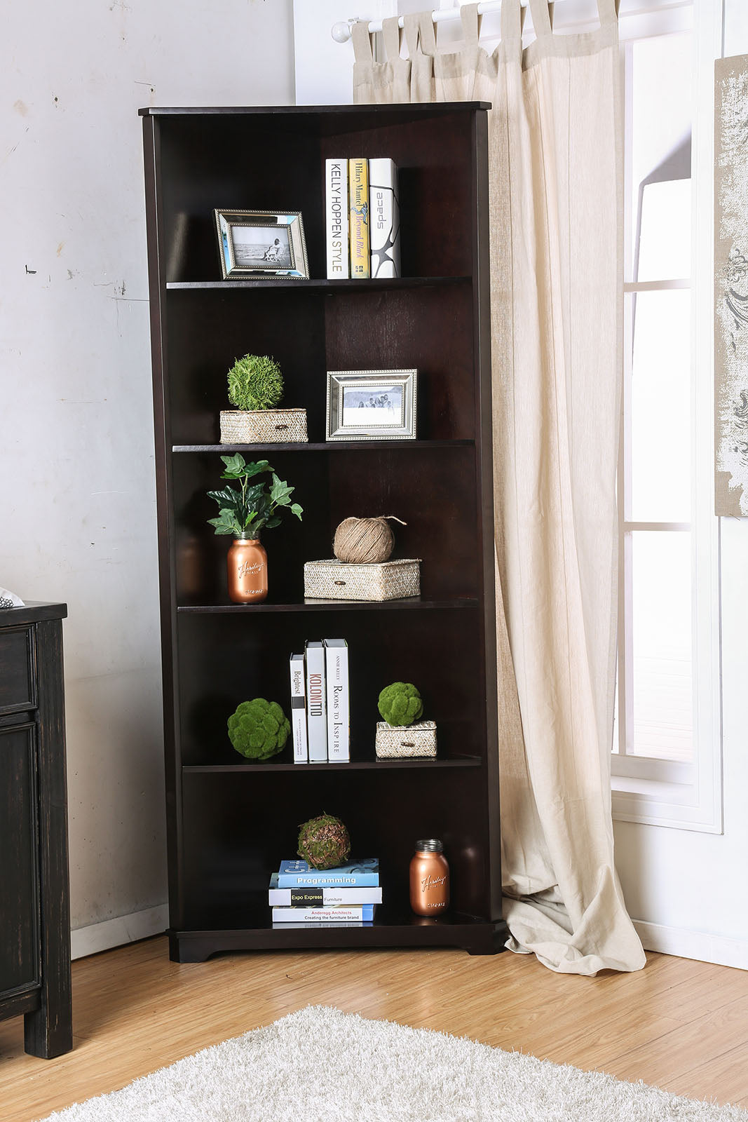 Rockwall Dark Walnut Bookshelf image