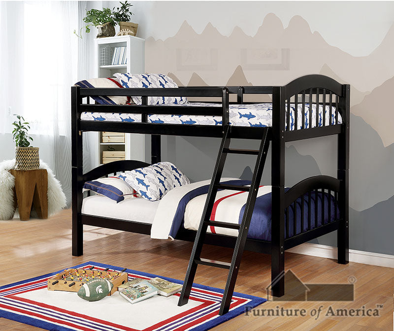 Coney Island Black Twin/Twin Bunk Bed image