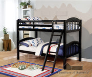 Coney Island Black Twin/Twin Bunk Bed image