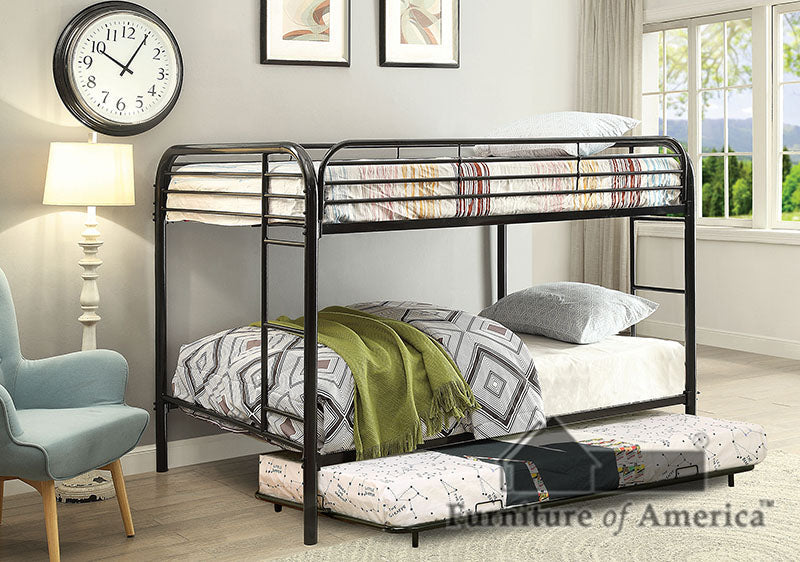 Opal Black Full/Full Bunk Bed image