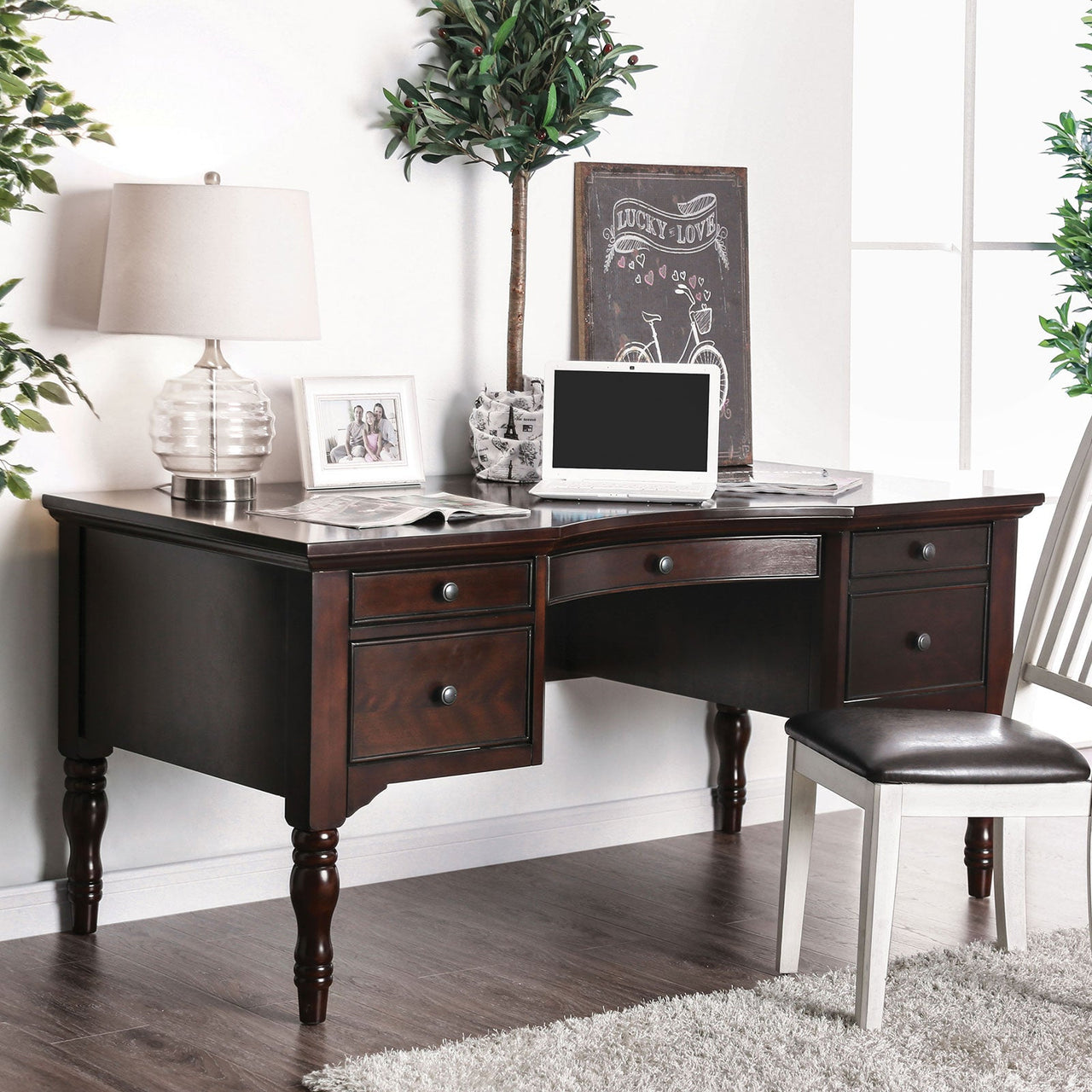 Lewis Dark Walnut Desk image