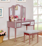 CLARISSE Rose Gold Vanity w/ Stool image