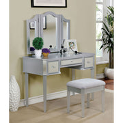 CLARISSE Silver Vanity w/ Stool image