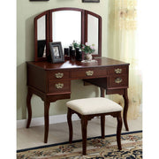 Ashland Cherry Vanity Table image