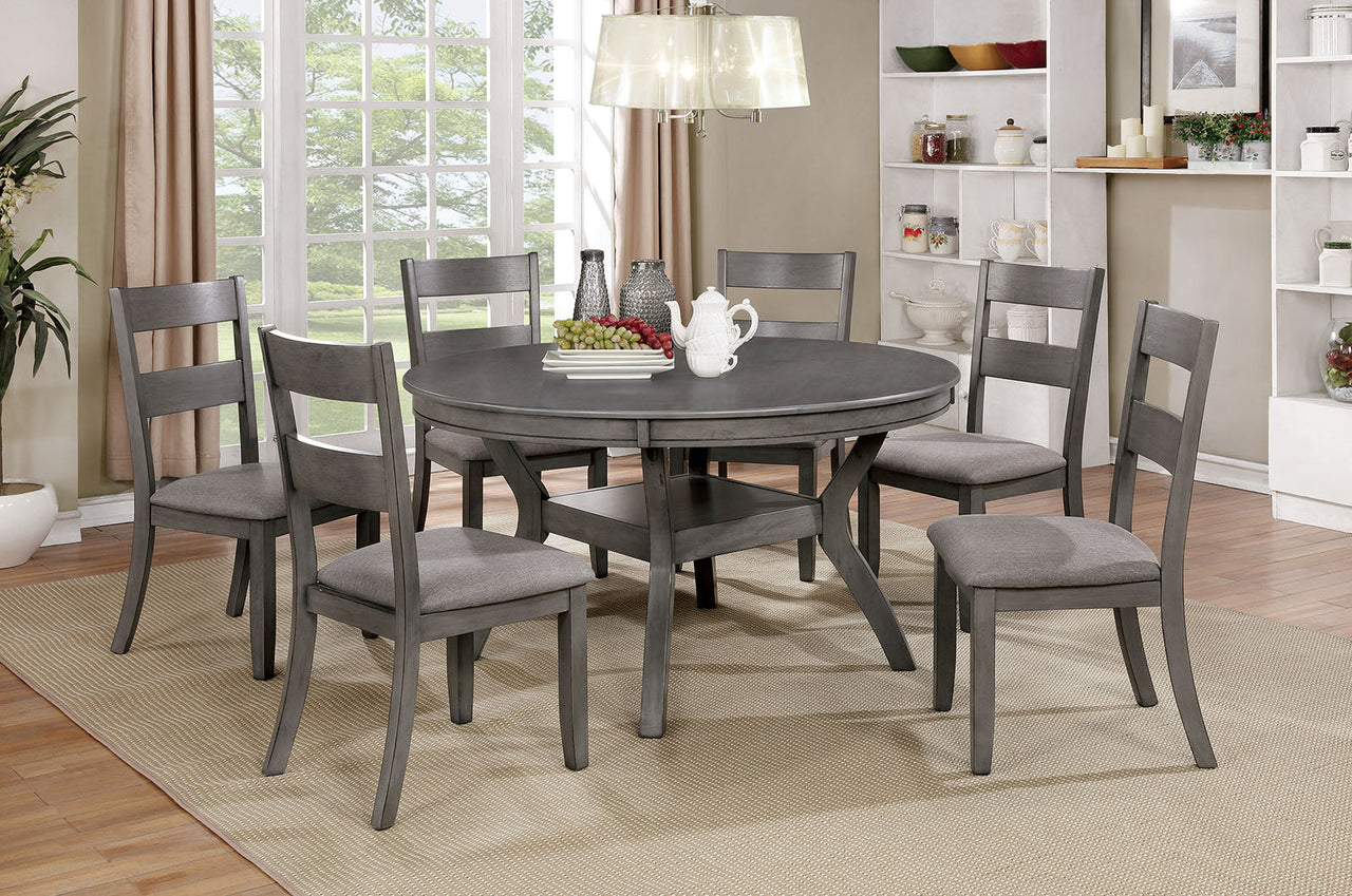 Juniper Gray 5 Pc. Round Dining Table Set image