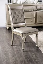 Xandra Champagne Side Chair (2/CTN) image