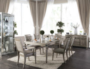 Xandra Champagne 7 Pc. Dining Table Set (2AC+4SC) image