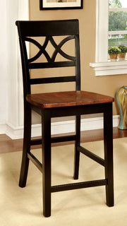 TORRINGTON II Black/Cherry Counter Ht. Chair (2/CTN) image