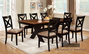 Liberta Dark Oak/Black 7 Pc. Dining Table Set image