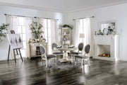 Kathryn Antique White 5 Pc. Round Dining Table Set image