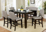 Teagan Dark Walnut 6 Pc. Dining Table Set w/ Bench image