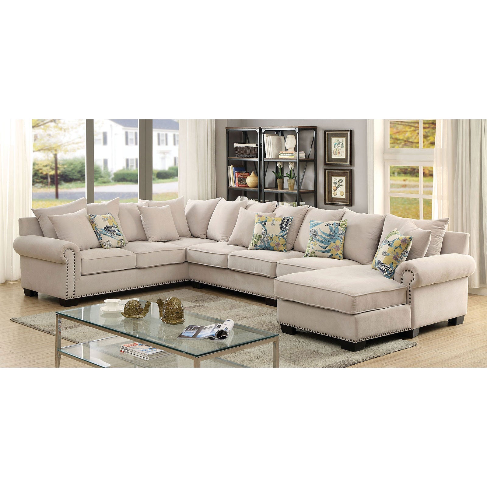 SKYLER Beige Sectional image