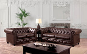 STANFORD Brown Sofa + Love Seat image