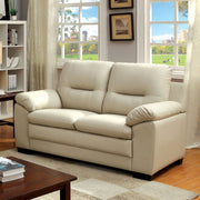 PARMA Warm Gray Love Seat, Ivory image