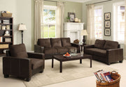 Laverne Chocolate/Espresso Sofa + Love Seat image