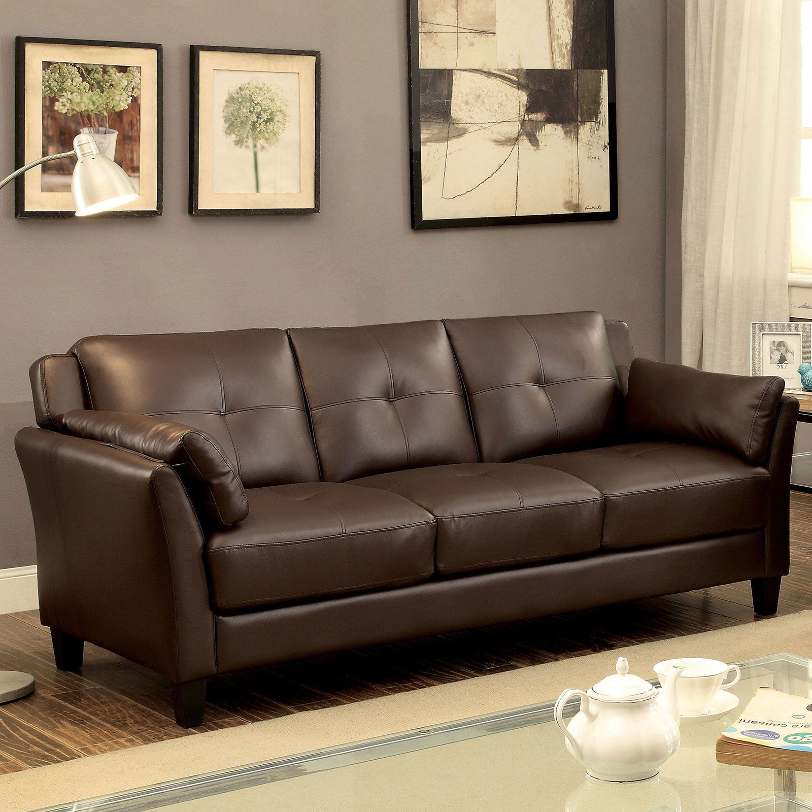 YSABEL Brown Sofa, Brown (K/D) image