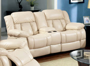 Barbado Ivory Love Seat w/ 2 Recliners image