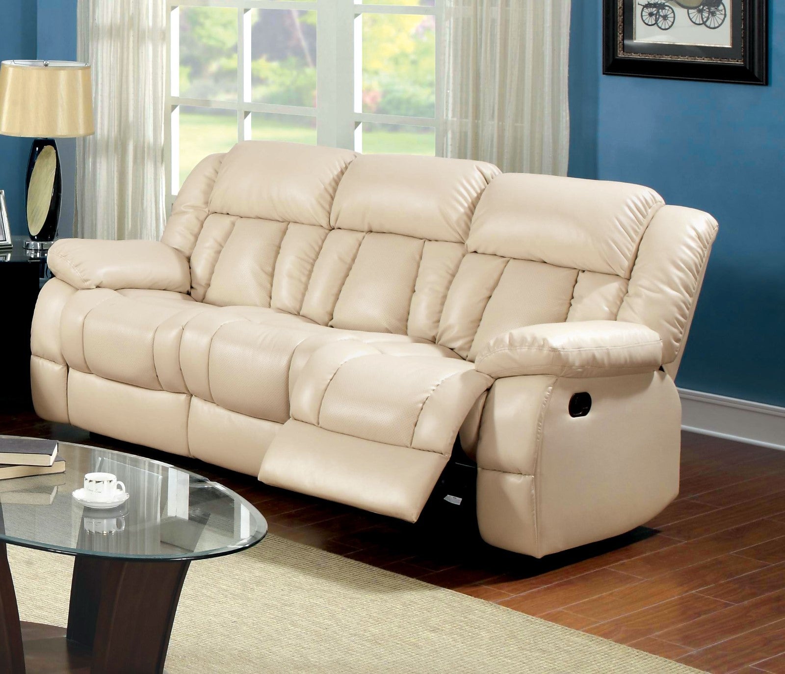 Barbado Ivory Sofa w/ 2 Recliners image