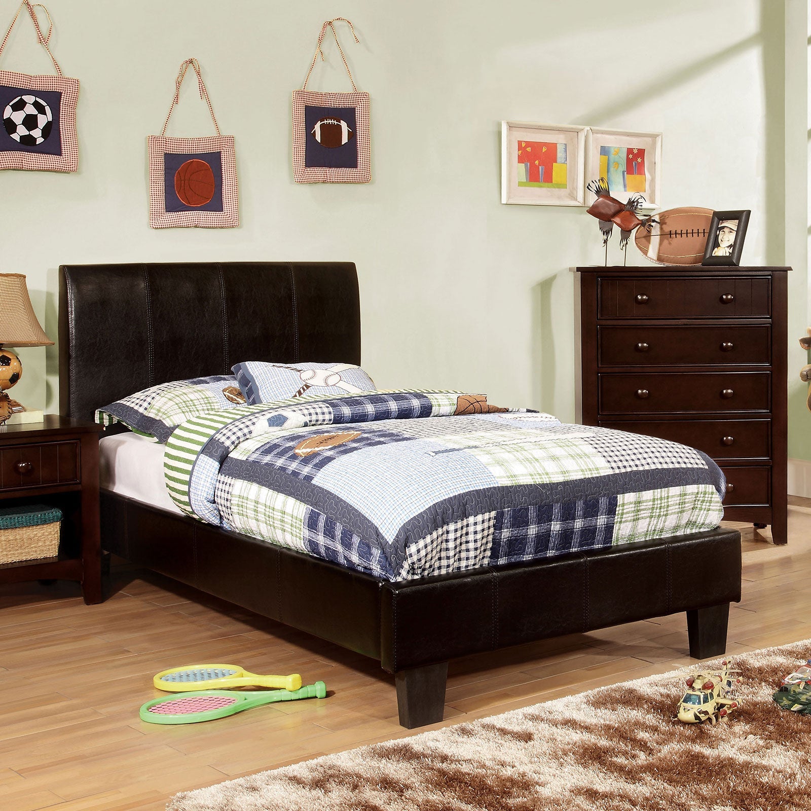 Villa Park Espresso Twin Bed image