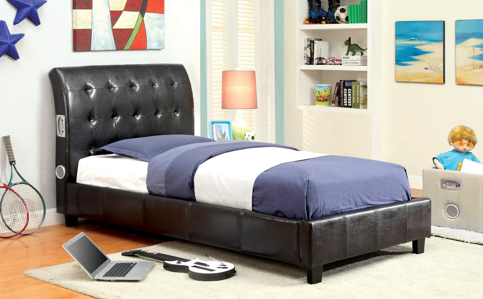 Hendrik Espresso Twin Bed image