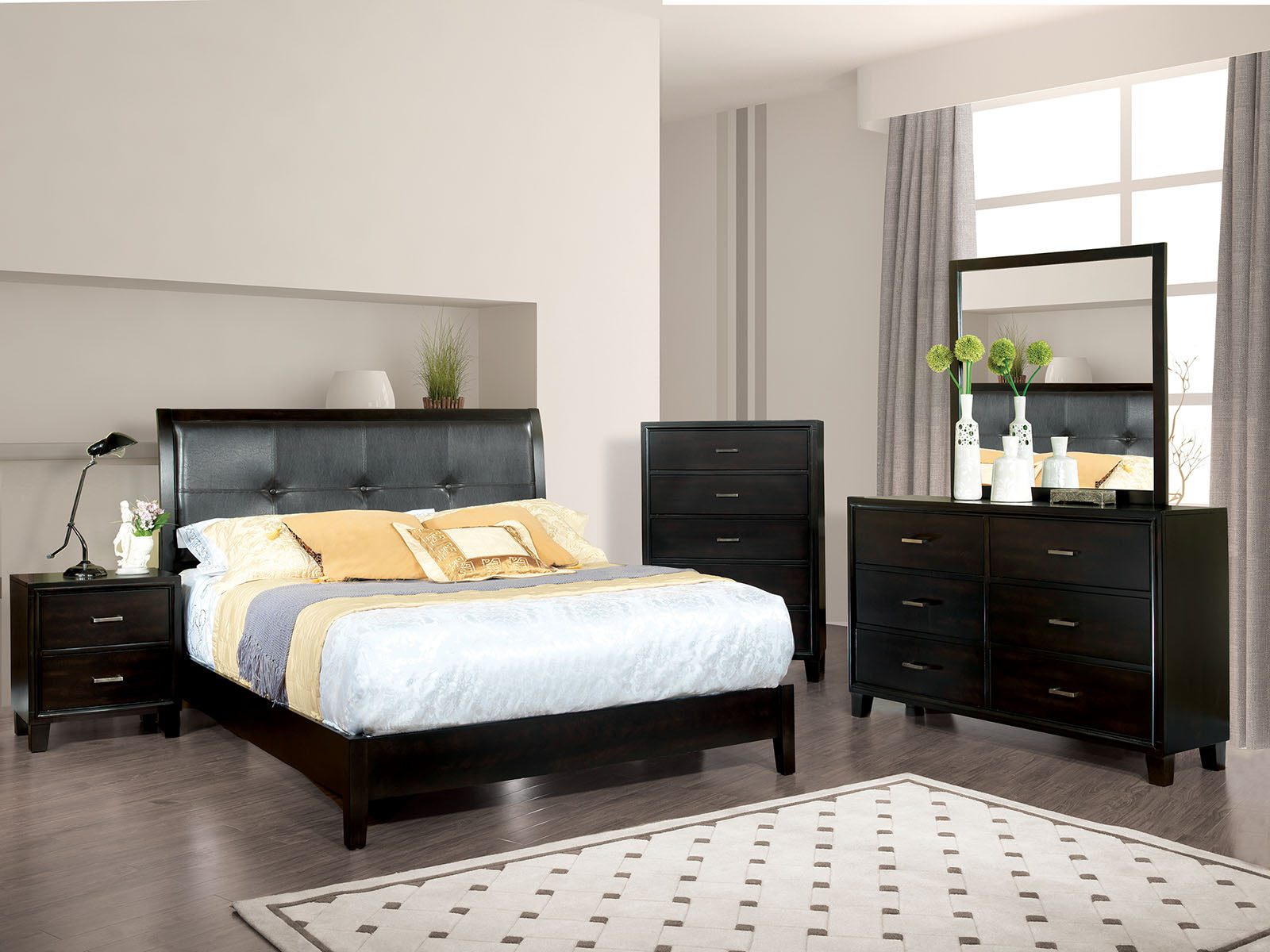 Enrico I Espresso 4 Pc. Queen Bedroom Set image