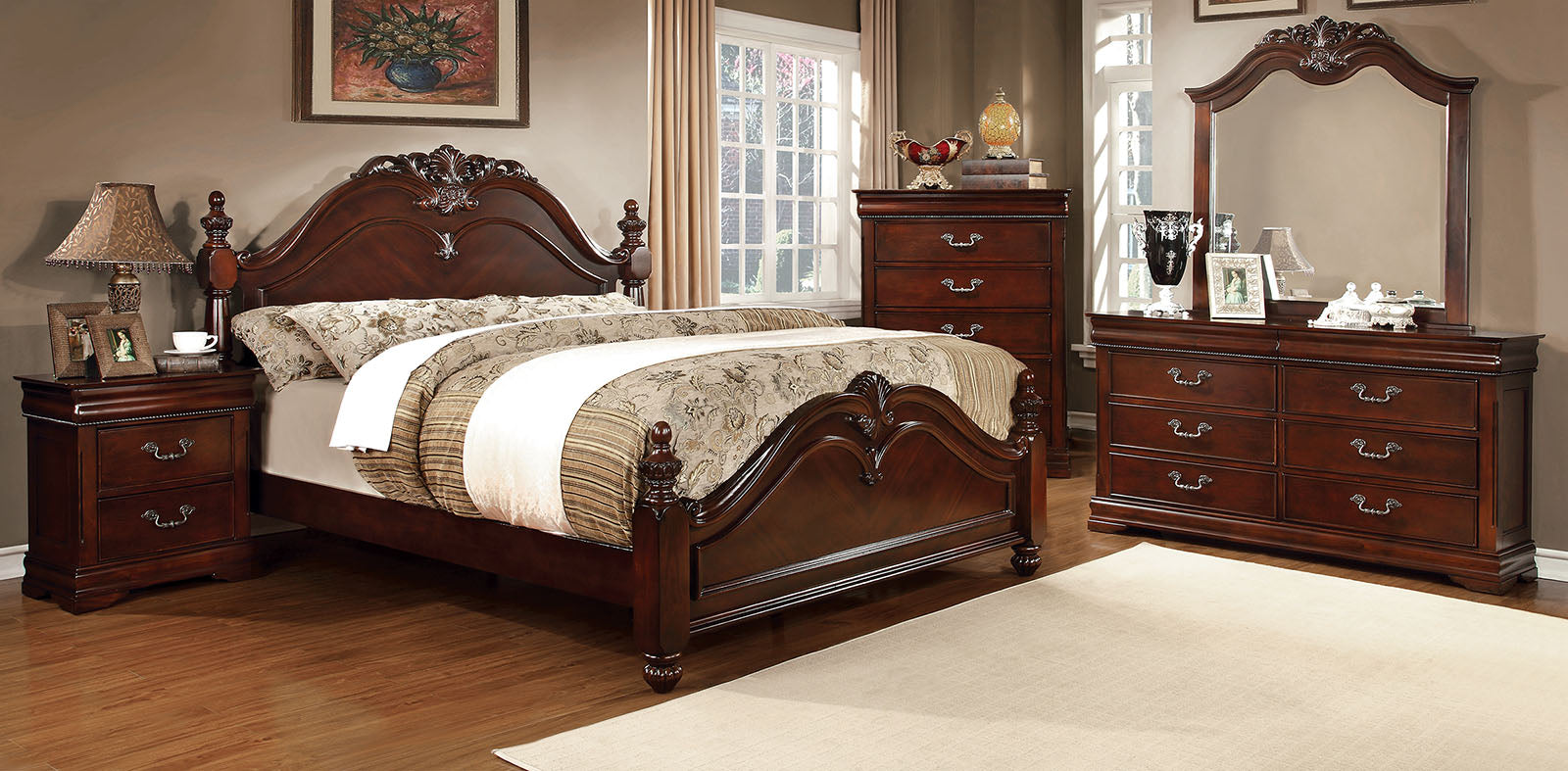 Mandura Cherry 4 Pc. Queen Bedroom Set image