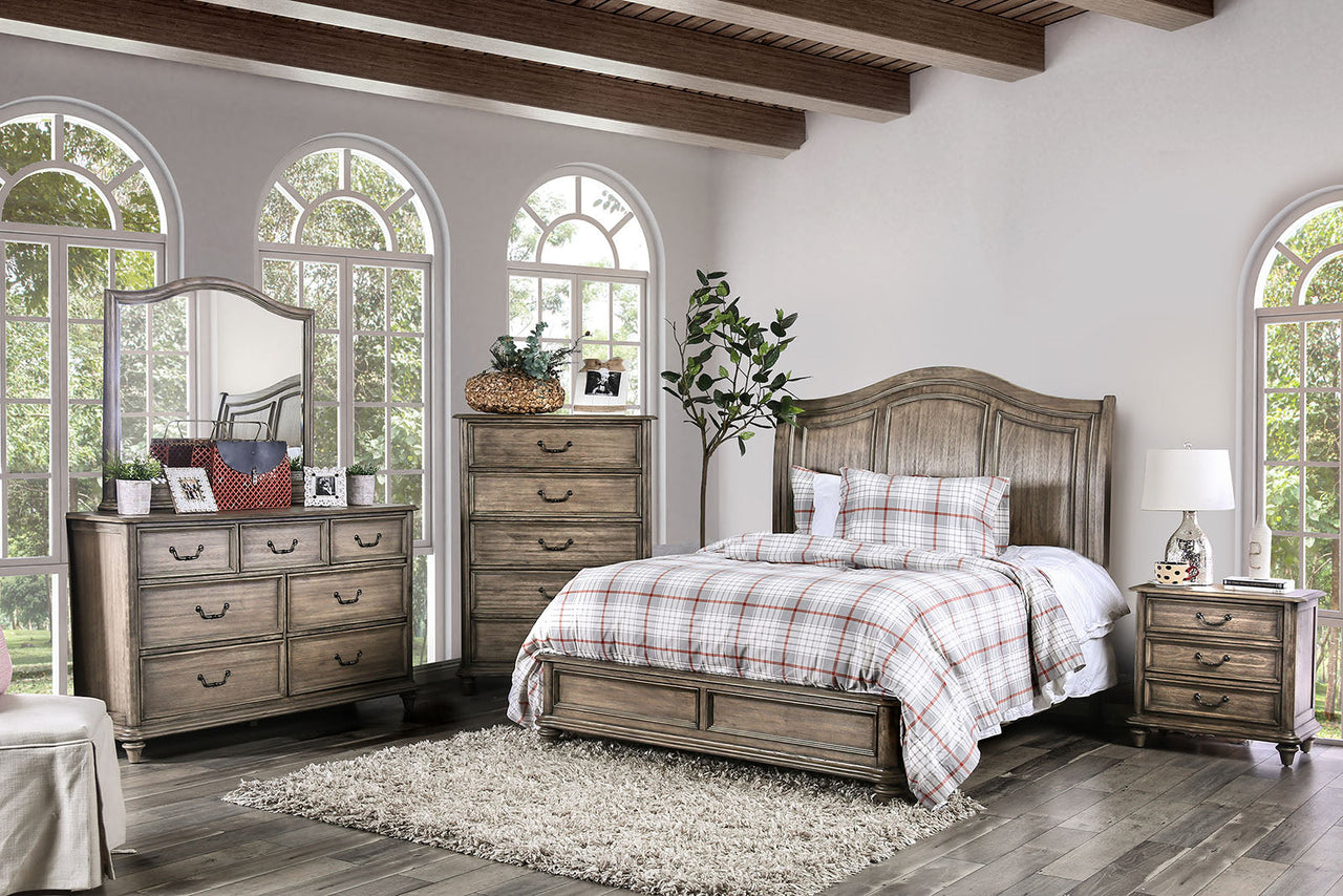 BELGRADE II Rustic Natural Tone 4 Pc. Queen Bedroom Set image