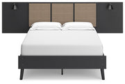 Charlang Full Panel Platform Bed with 2 Extensions image