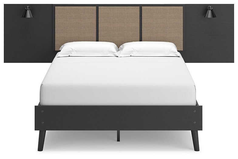 Charlang Full Panel Platform Bed with 2 Extensions image