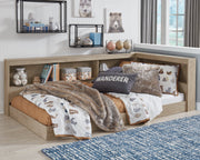 Oliah Twin Bookcase Storage Bed image