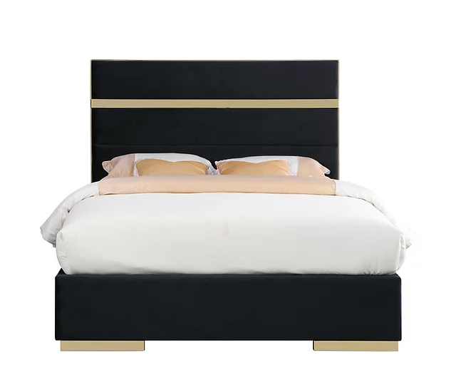 B810 Cartier Black Queen Bed