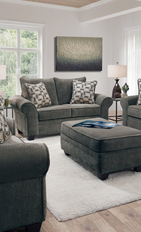 Behold 1000-Granite Sofa & Loveseat Set