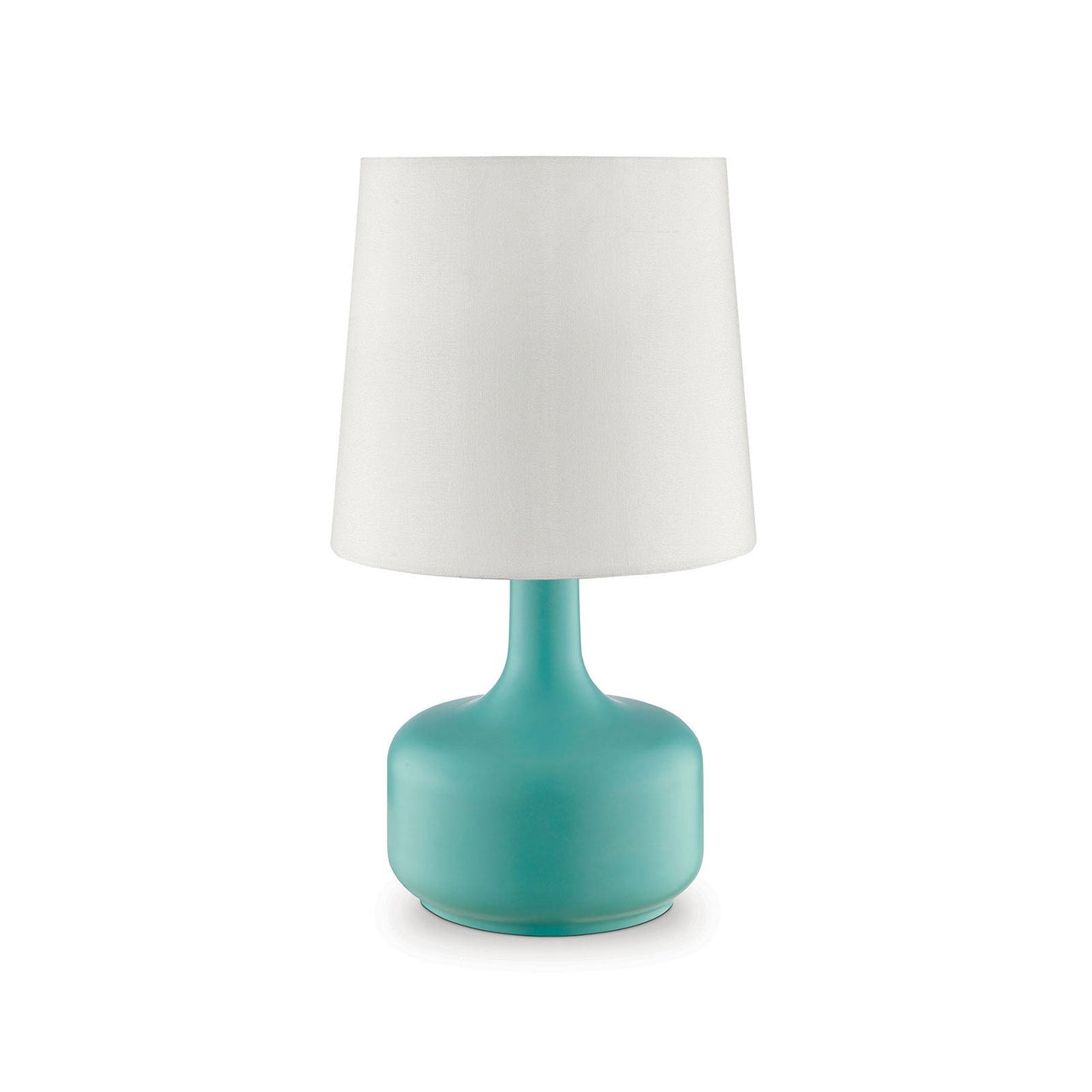 Farah Teal 17"H Matte Teal Table Lamp image