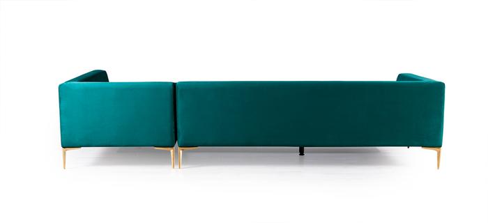 Naomi Green Velvet RAF Sectional, COMING SOON.