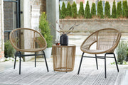 Mandarin Cape Outdoor Chairs with Table Set (Set of 3) image