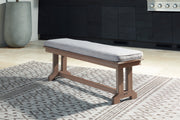 Emmeline Outdoor Dining Bench with Cushion image