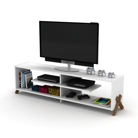 Mueble para TV Kipp Nogal-Blanco 