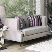 Tegan Gray/Purple Love Seat image