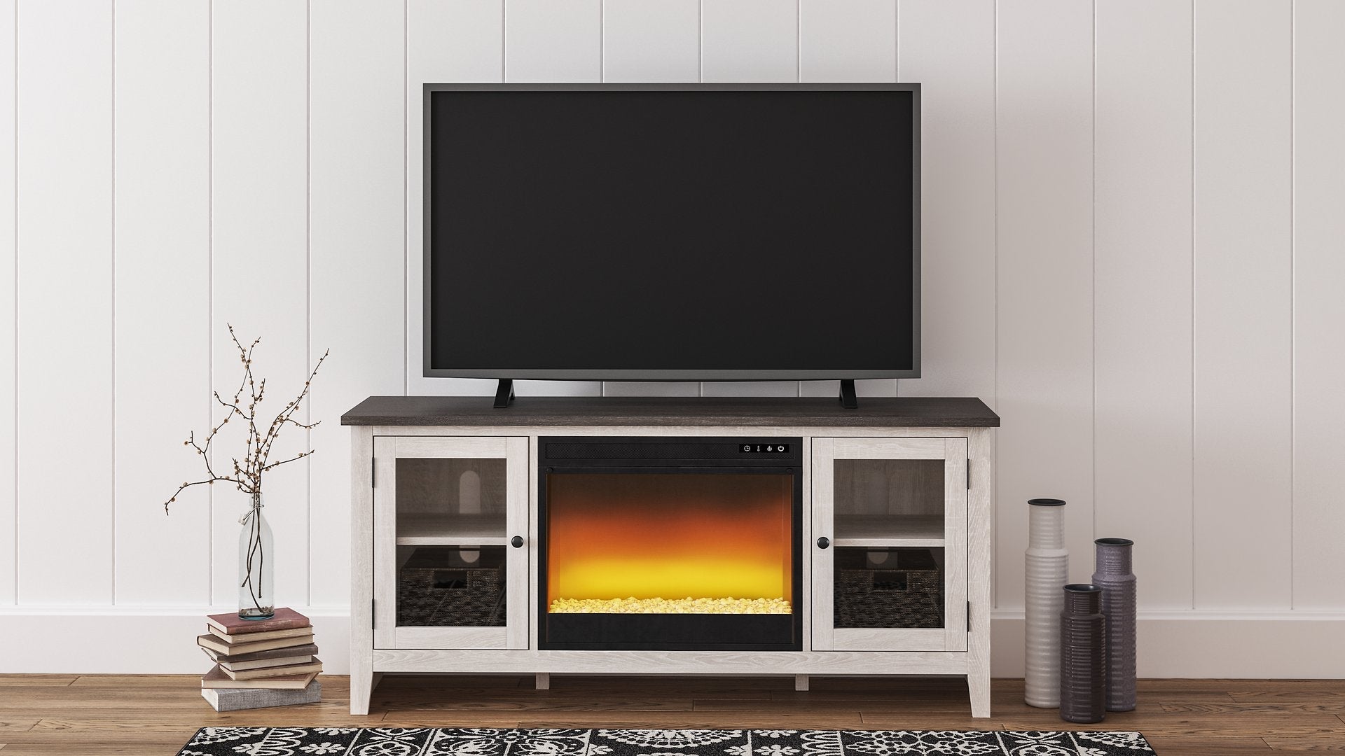 Dorrinson 60" TV Stand with Electric Fireplace image