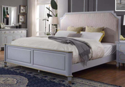 Acme Furniture House Marchese King Panel Bed in Pearl Gray 28877EK image