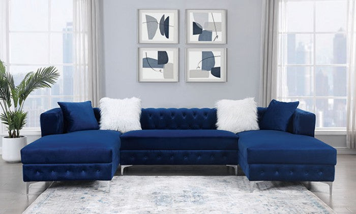 CIABATTONI Double Chaise Sectional Sofa