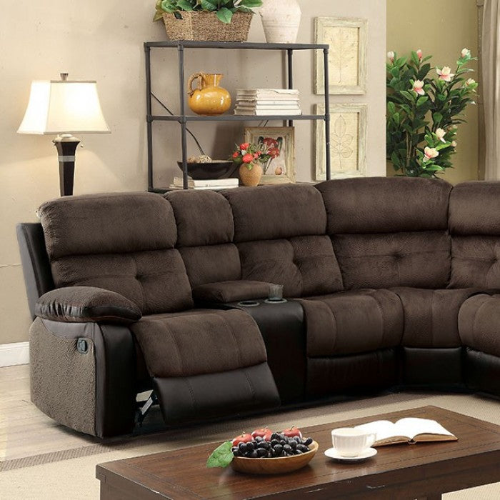 HADLEY SECTIONAL W/ 2 CONSOLES
