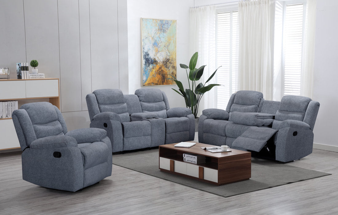 CX001A - Juego de sala de estar reclinable de 3 piezas **Nueva llegada**